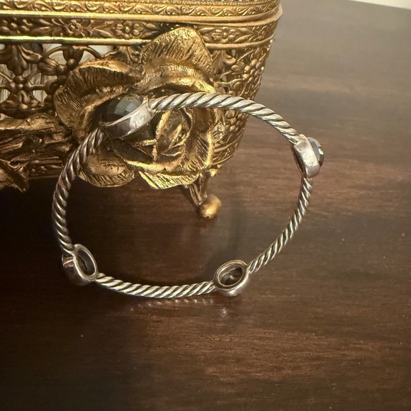 David Yurman Confetti Hematite Bangle Bracelet - Picture 2 of 6